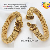 Pooja Bangles Gold Plated Bangles Set