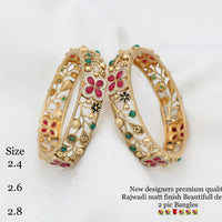 Pooja Bangles Gold Plated Bangles Set