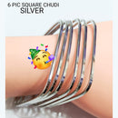 Pooja Bangles Silver Plated Bangles Set