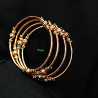 Pooja Bangles Gold Plated Bangles Set