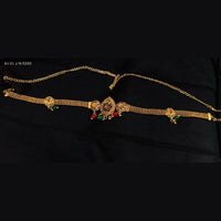 Pooja Bangles Gold Plated Pota Stone Kamarband
