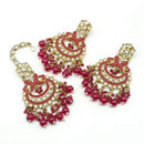 Pooja Bangles Earrings and Maang Tikka set