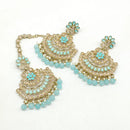 Pooja Bangles Earrings and Maang Tikka set