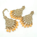 Pooja Bangles Earrings and Maang Tikka set