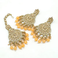 Pooja Bangles Earrings and Maang Tikka set