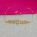 Pooja Bangles Gold Plated Austrian Stone Choker Necklace Set