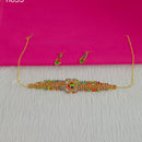 Pooja Bangles Gold Plated Austrian Stone Choker Necklace Set