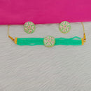 Pooja Bangles Gold Plated Meenakari & Beads Choker Necklace Set