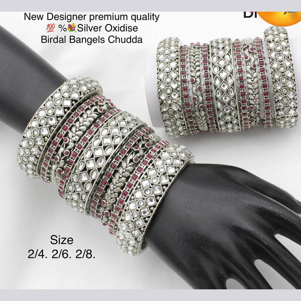 Pooja Bangles oxidised Bangles set