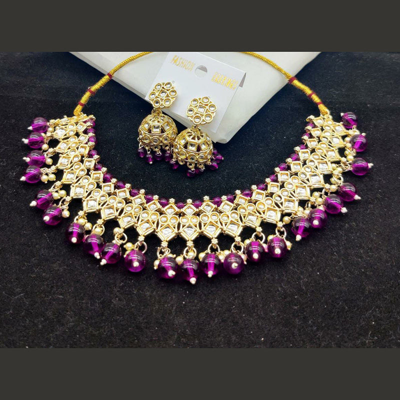 Pooja Bangles Gold Plated Necklace Set