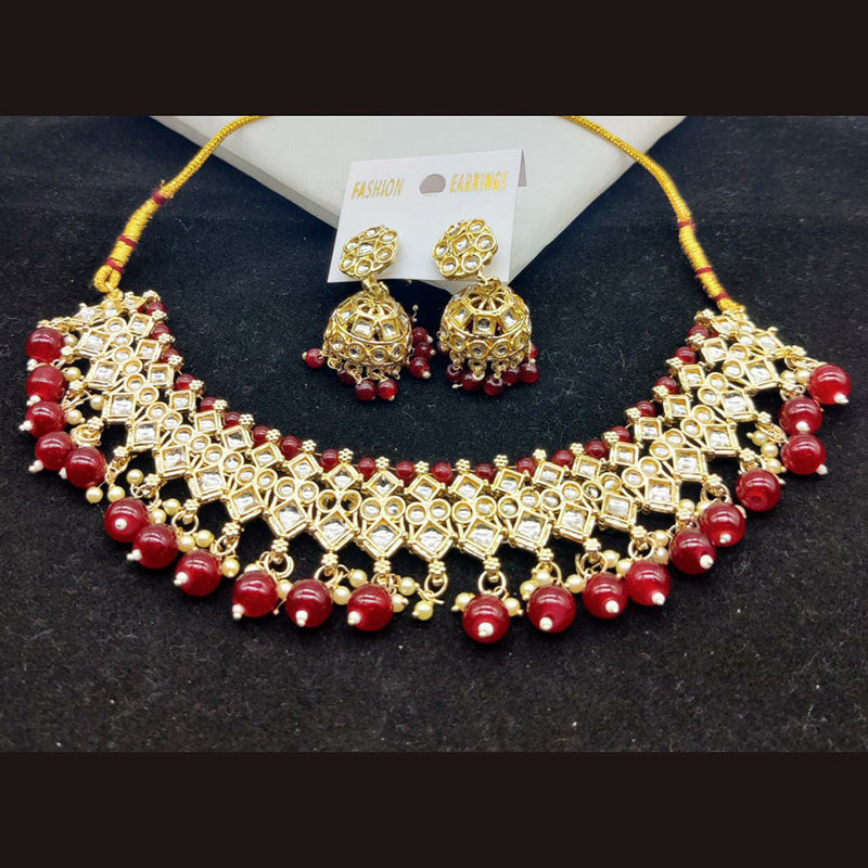 Pooja Bangles Gold Plated Necklace Set