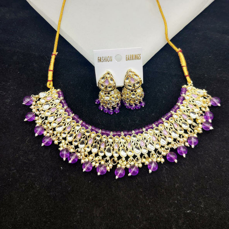 Pooja Bangles Gold Plated Necklace Set