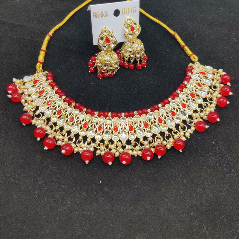 Pooja Bangles Gold Plated Necklace Set