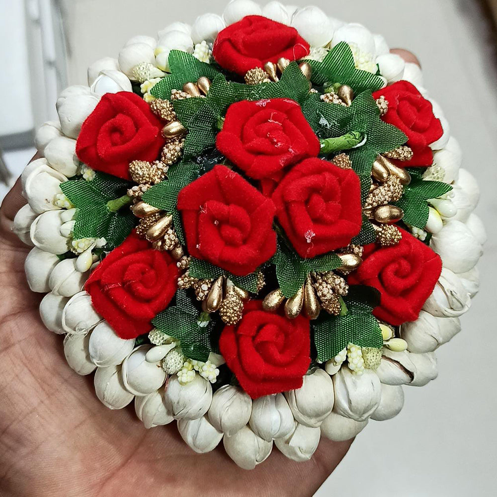 Pooja Bangles Floral Hair Brooch