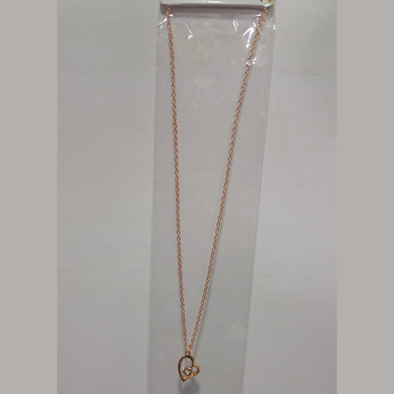 Pooja Bangles Gold Plated Chain Pendant