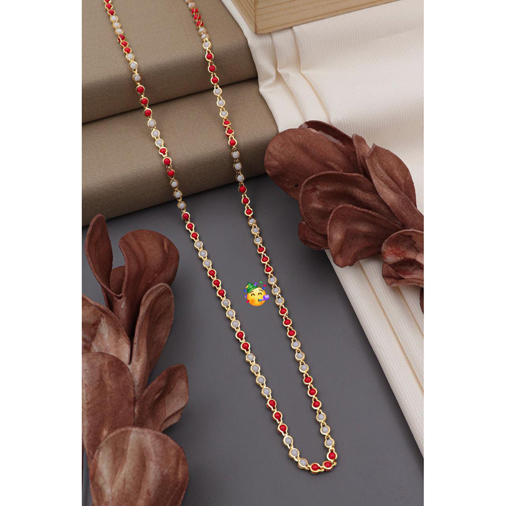 Pooja Bagles Gold Plated Necklace