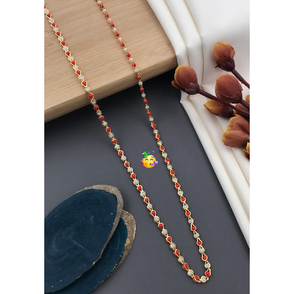Pooja Bagles Gold Plated Necklace