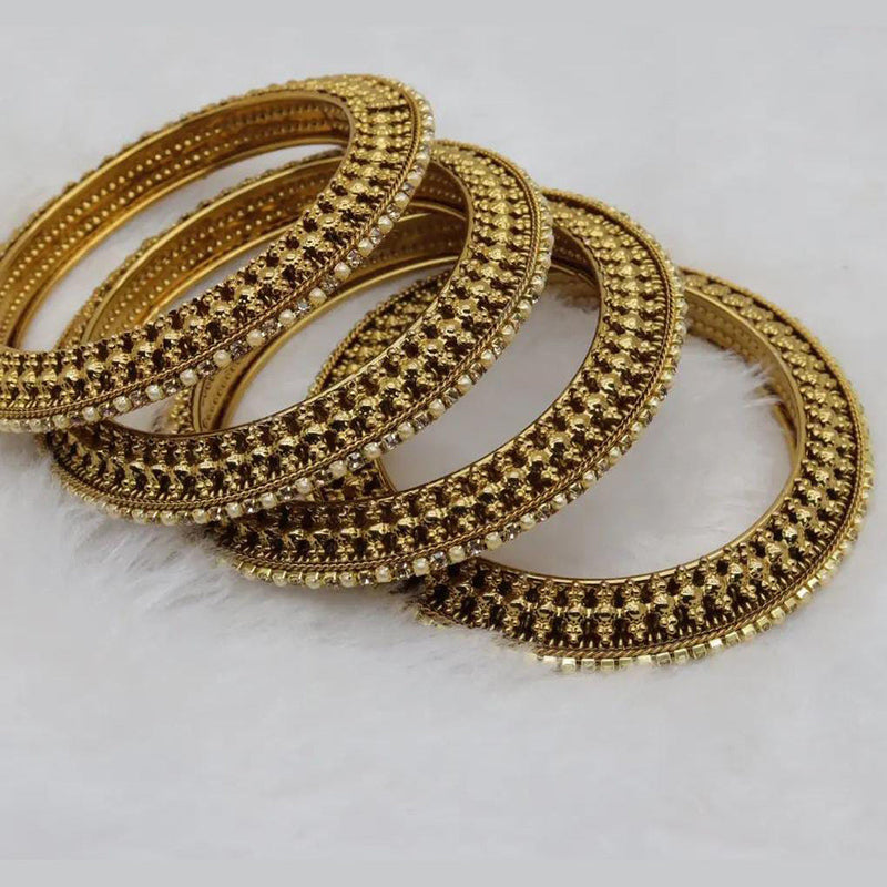 Pooja Bangles Gold Plated Bangles Set