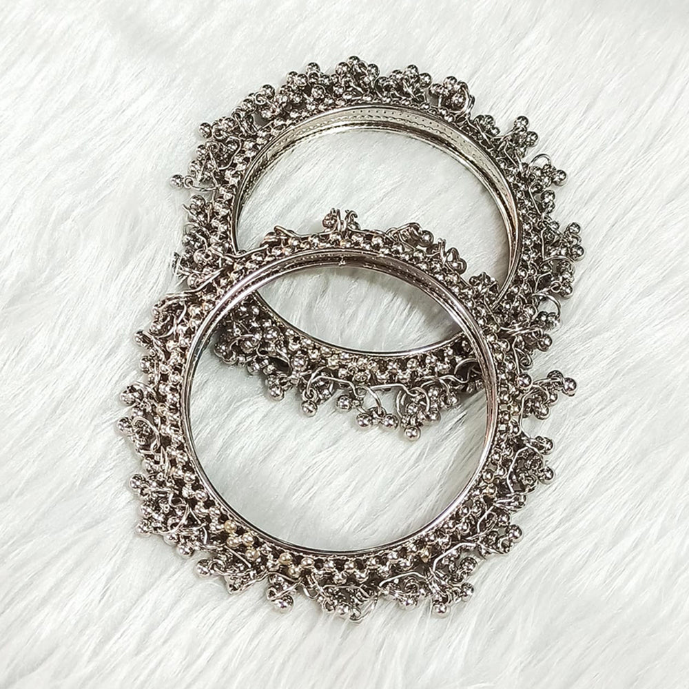 Pooja Bangles Oxidised Plated Bangles Set