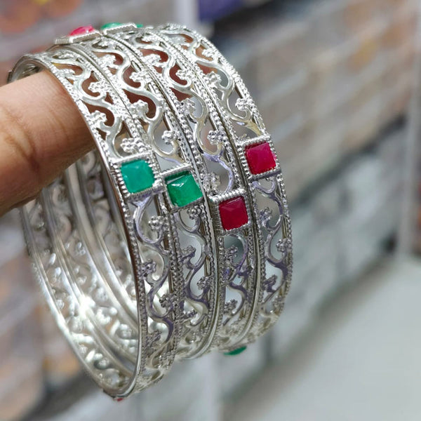 Pooja Bangles Oxidised Plated Bangles Set