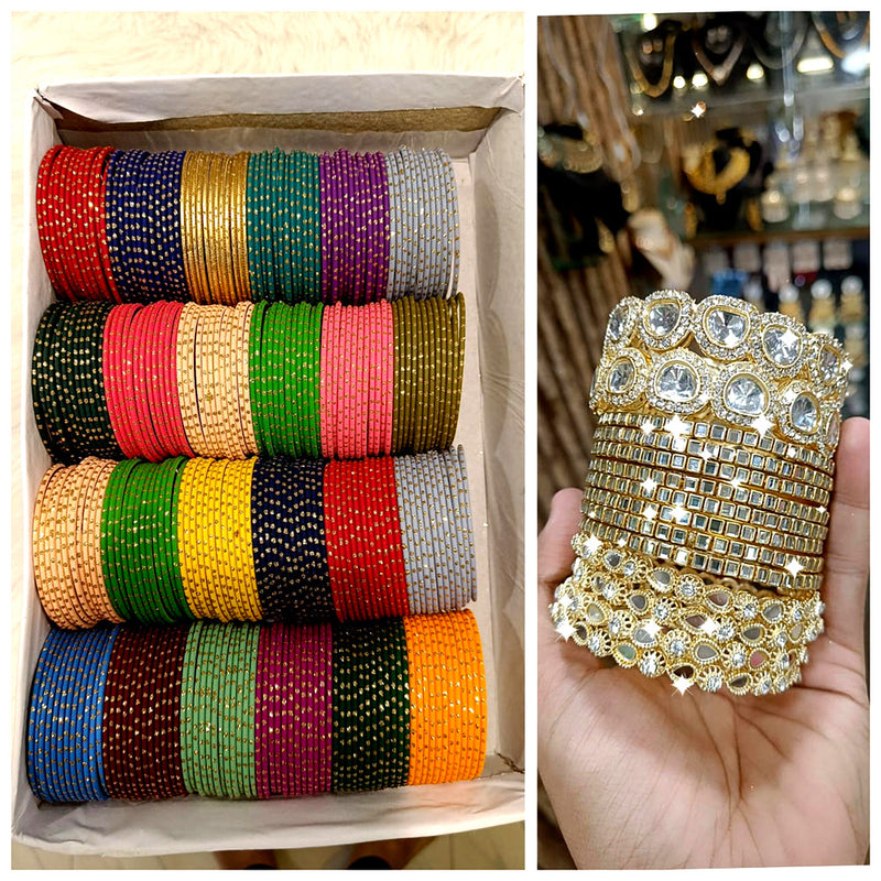 Pooja Bangles Matel Bangles Set