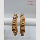 Choice Gold Plated Pota Stone Bangles Set