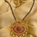 Heera Jewellers Gold Plated Pota Stone Mangalsutra Set