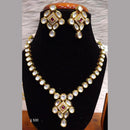 Heera Jewellers Gold Plated Kundan Stone Choker Necklace Set