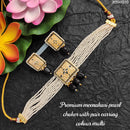 Heera Jewellers Gold Plated Meenakari Choker Necklace Set