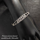 Heera Jewellers Silver Plated AD Stone Openable Bracelet