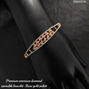 Heera Jewellers 2Tone Plated AD Stone Openable Bracelet