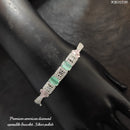 Heera Jewellers Silver Plated AD Stone Openable Bracelet