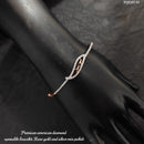 Heera Jewellers 2Tone Plated AD Stone Openable Bracelet