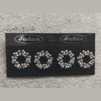 Tahura Oxidised Plated Stud Earrings