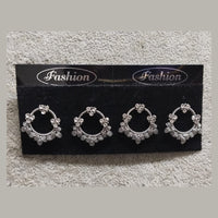 Tahura Oxidised Plated Stud Earrings