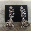 Tahura Oxidised Plated Jhumki Earrings