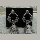 Tahura Oxidised Plated Jhumki Earrings