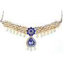 Vivant Charms Gold Plated Necklace Set With Maang Tikka - 1102321