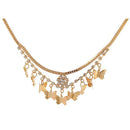 Urthn Austrian Stone Butterfly Shaped Gold Plated Necklaces - 1102427