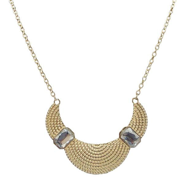 Jeweljunk Gold Plated Statement Necklace Set - 1102611