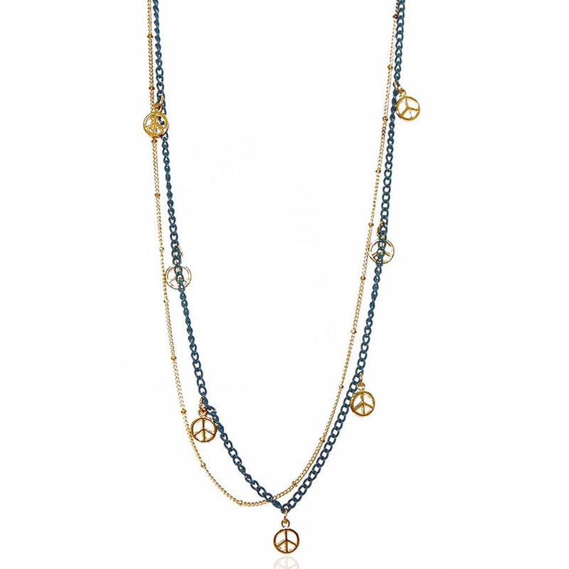 Jeweljunk Gold Plated Long Chain Necklace - 1104001