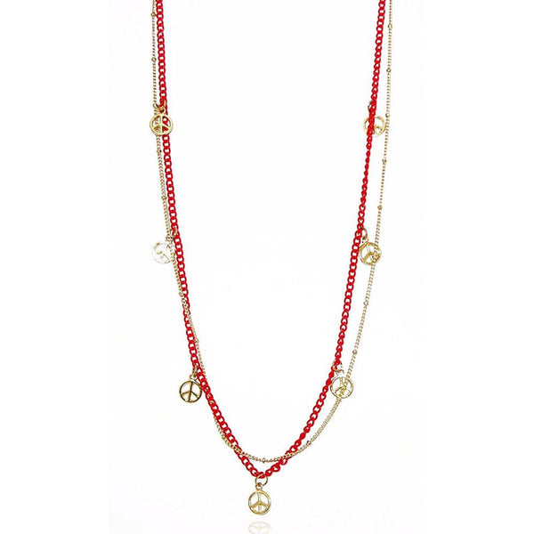 Jeweljunk Gold Plated Long Chain Necklace - 1104004