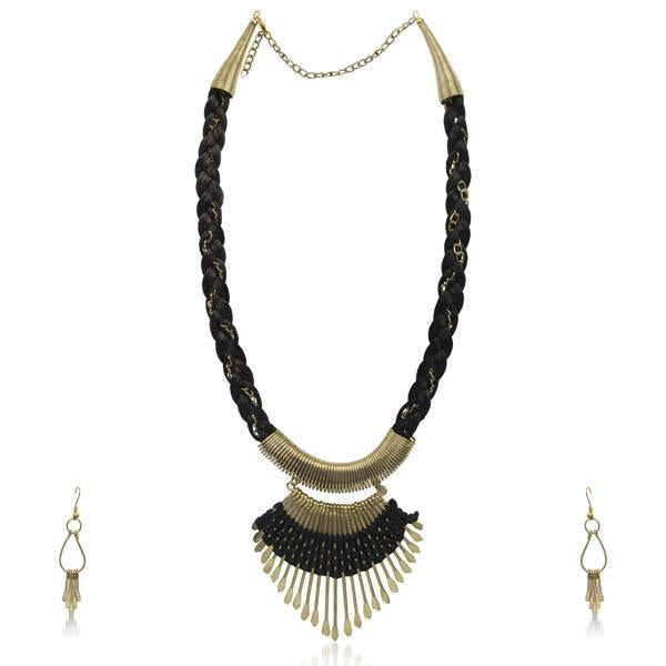 Beadside Gold Plated Necklace Set - 1104705