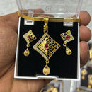 Pari Art Jewellery Forming Gold Pendant Set