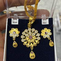 Pari Art Jewellery Forming Gold Pendant Set
