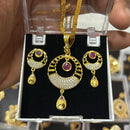 Pari Art Jewellery Forming Gold Pendant Set