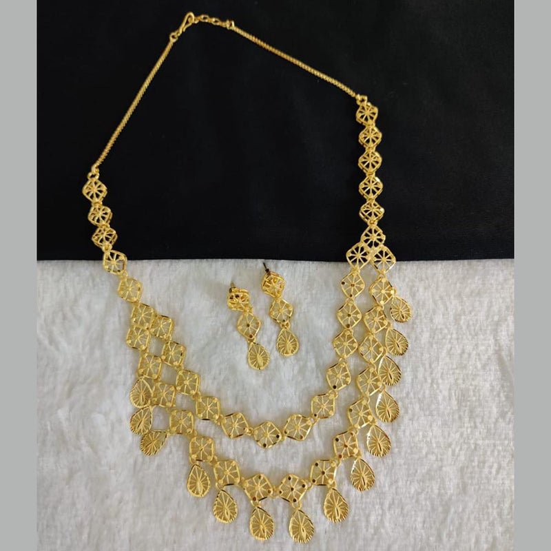 Pari Art Jewellery Forming Gold Necklace Set