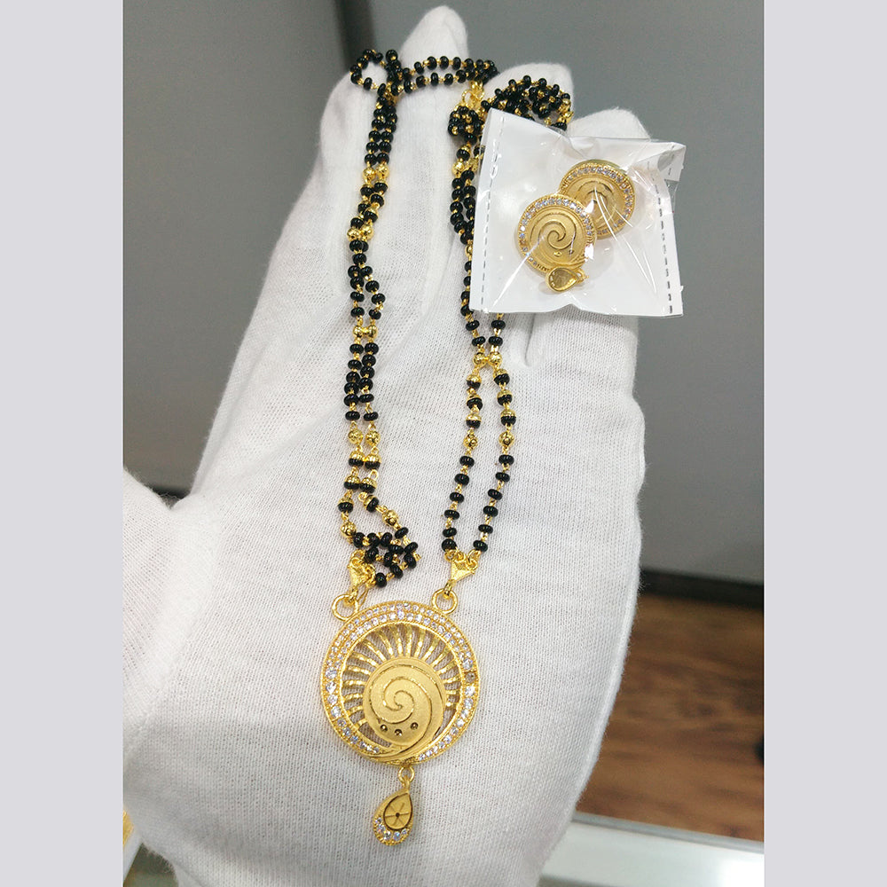 Pari Art Jewellery Forming Gold Mangalsutra