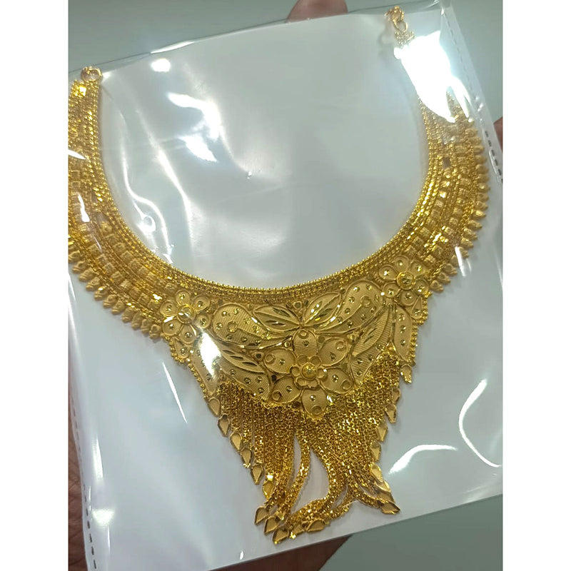 Pari Art Jewellery Forming Gold Plated Necklace Set