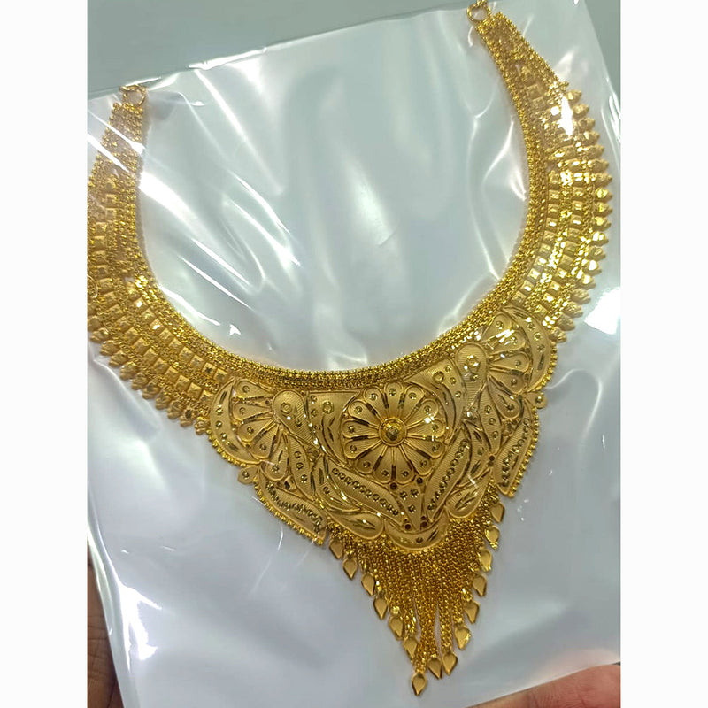 Pari Art Jewellery Forming Gold Plated Necklace Set